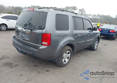 2013 Honda Pilot Lx from USA, damaged, VIN 5FNYF3H24DB014225